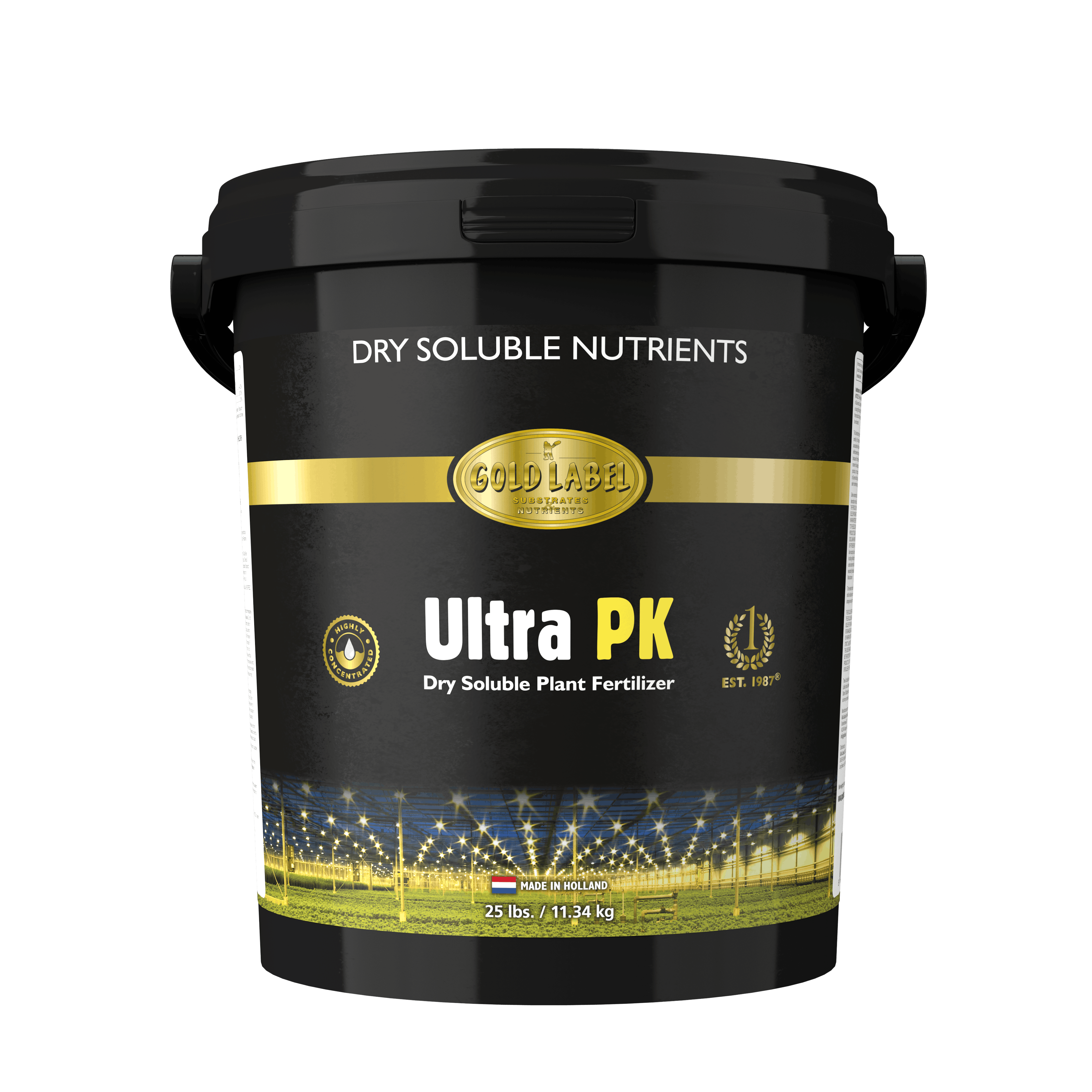 Gold Label dry soluble Ultra PK 25 lbs bucket