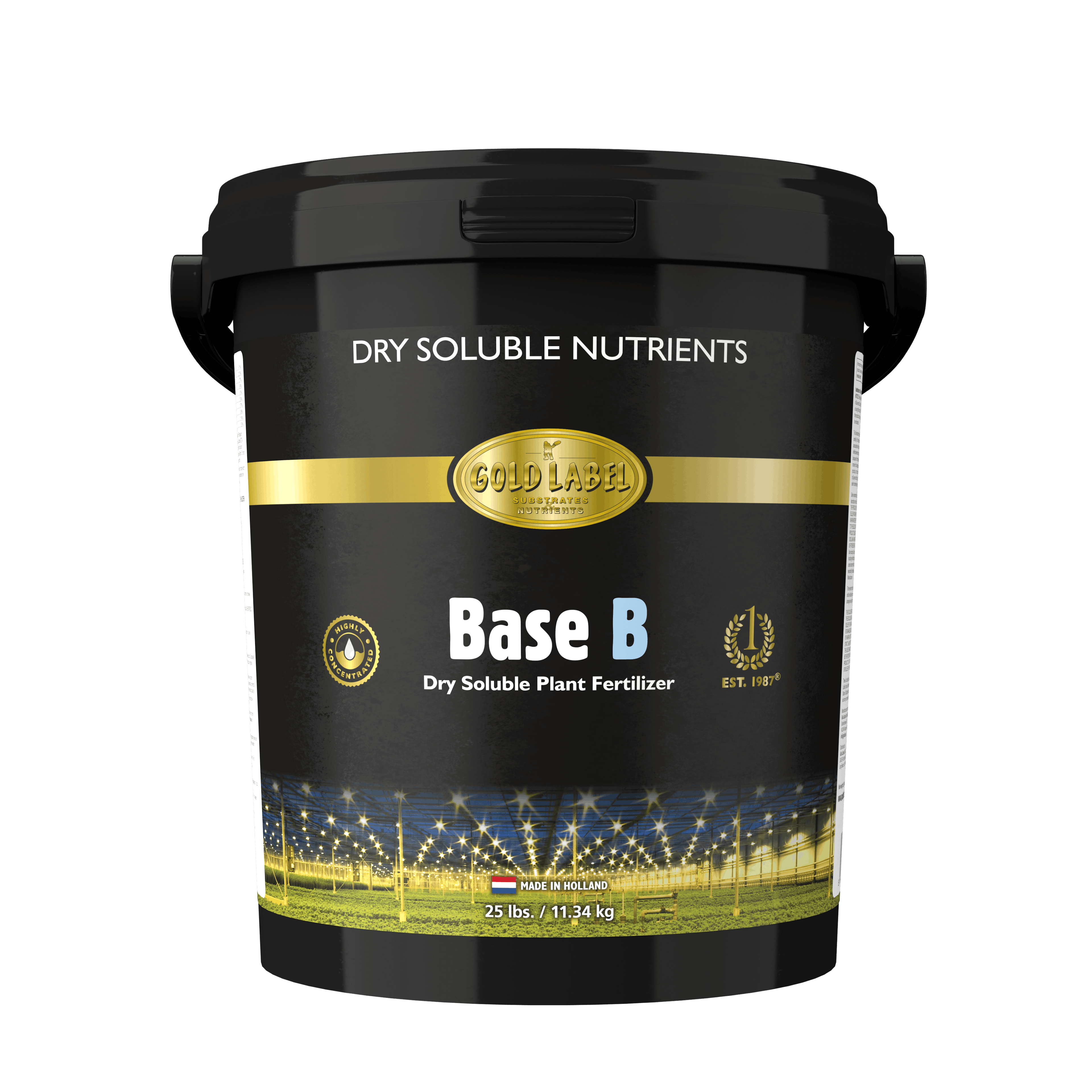 Dry soluble Base B 25 lbs bucket