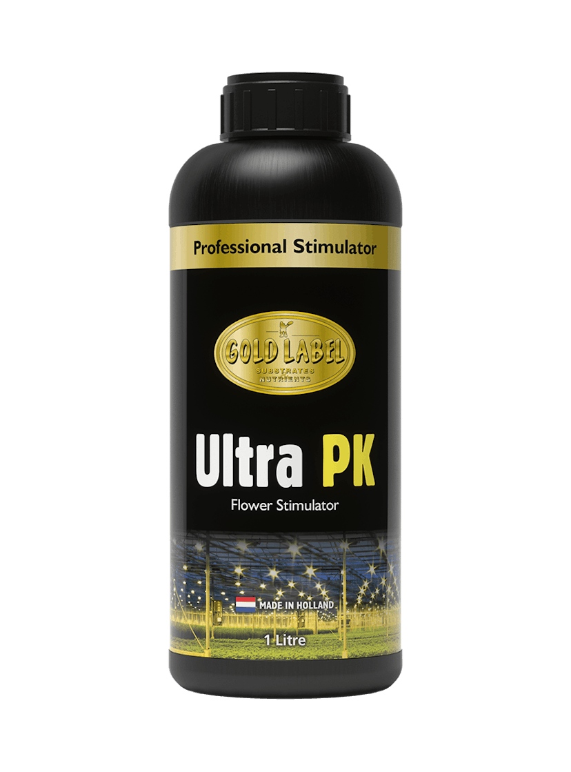 Black 1 Litre bottle of Gold Label Ultra PK