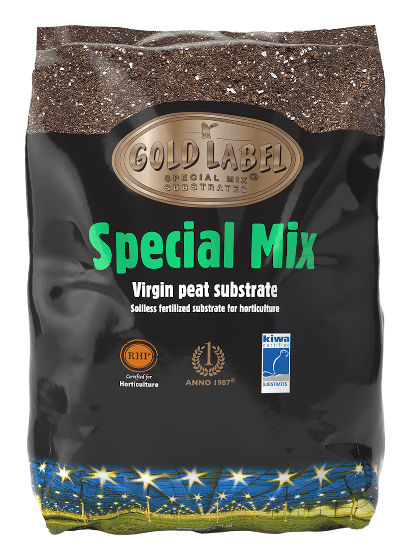 Black bag of Gold Label Special Mix Gold 50L