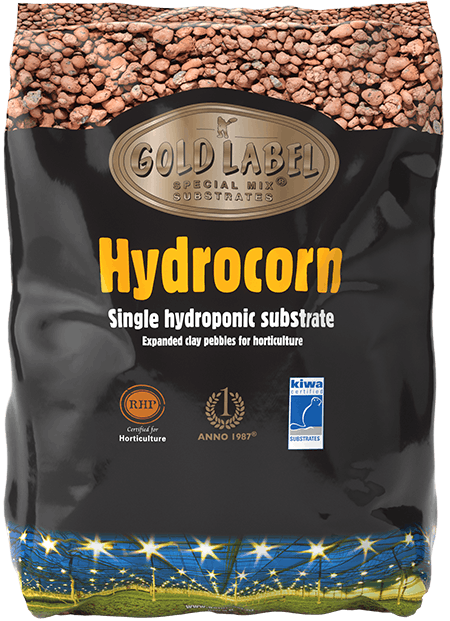 Black bag of Gold Label Hydrocorn 