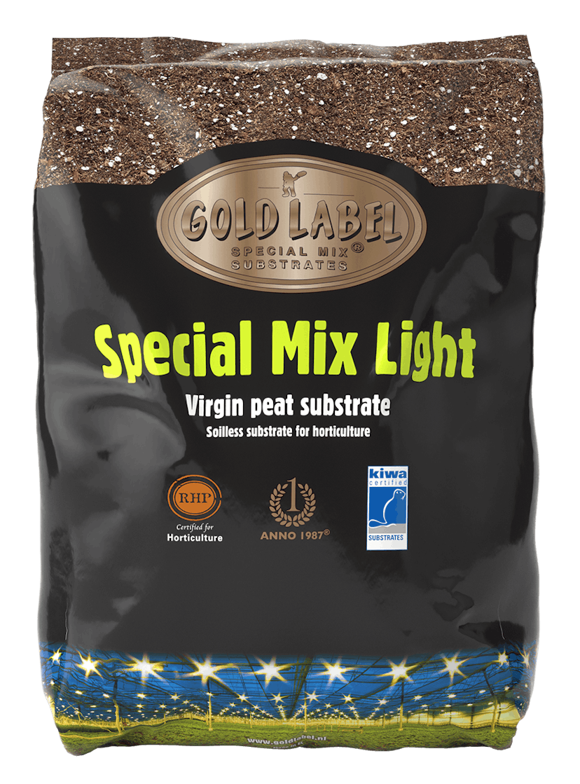Black bag of Gold Label Special Mix Light 50L