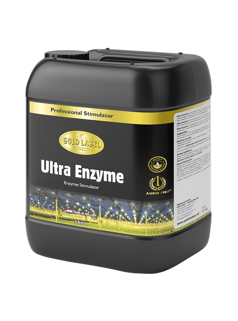 Black 5 Litre bottle of Gold Label Ultra Enzyme