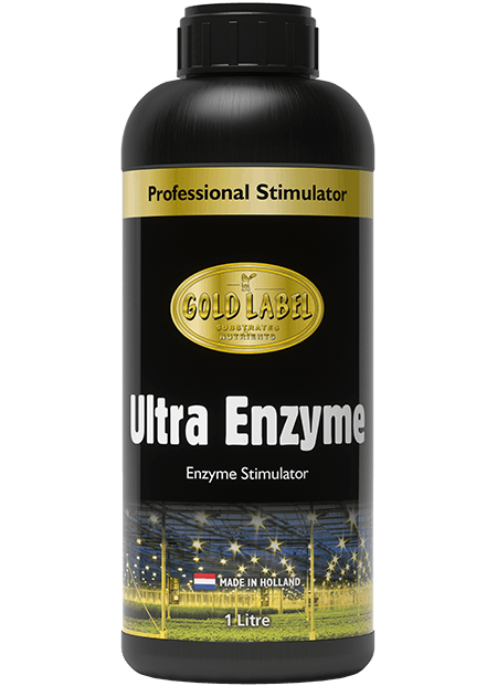 Black bottle of Gold Label Ultra Enzyme
