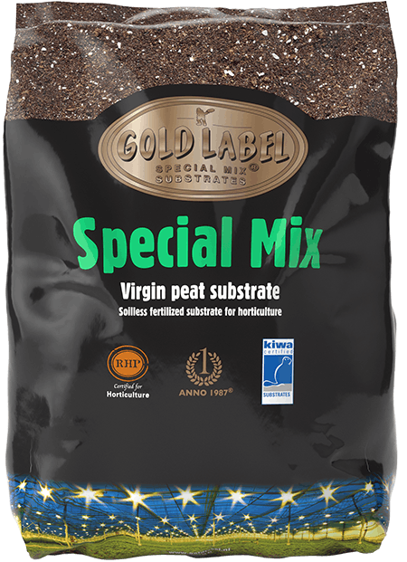 Black bag of Gold Label Special Mix Gold