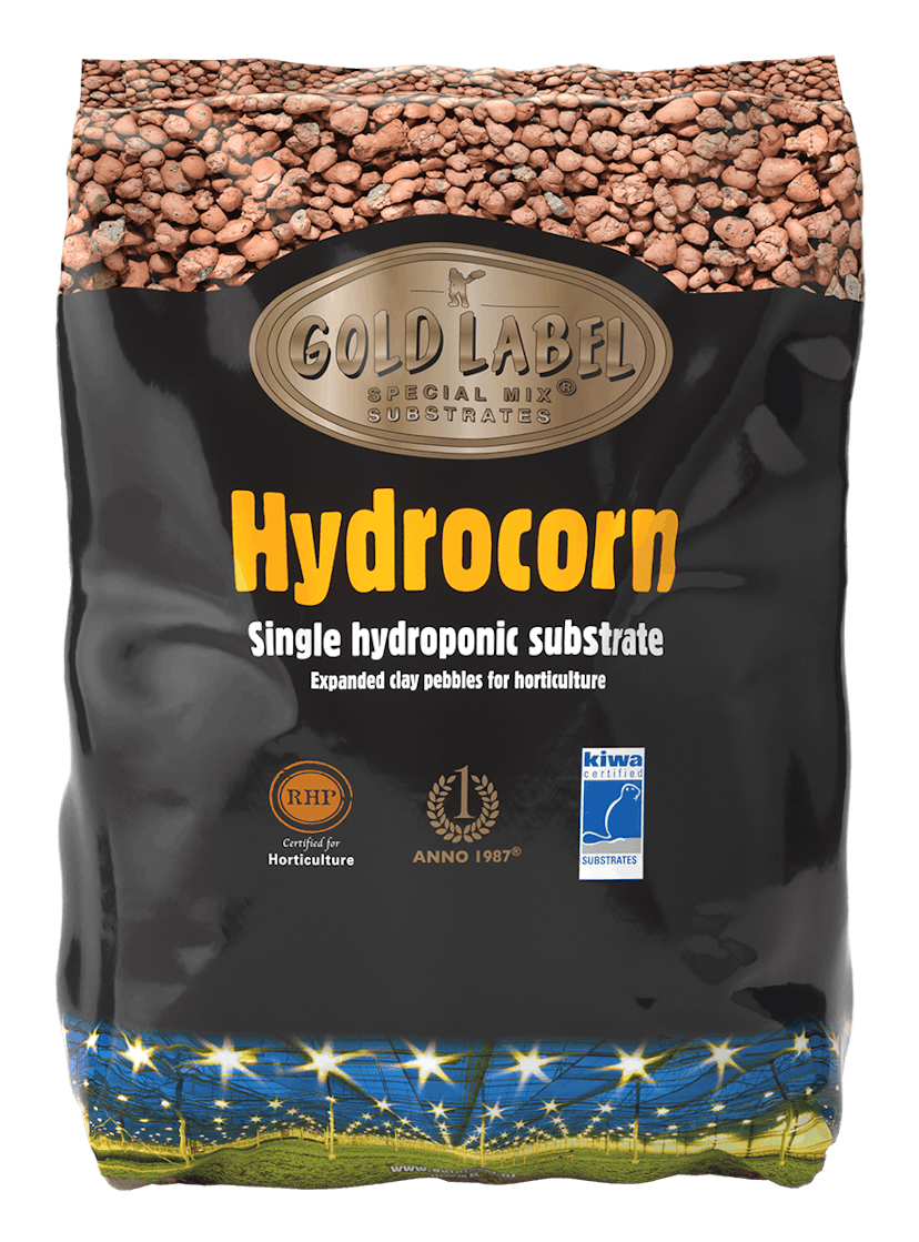 Black bag of Gold Label Hydrocorn 50L