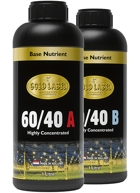 Black Gold Label 60/40 nutrient bottles