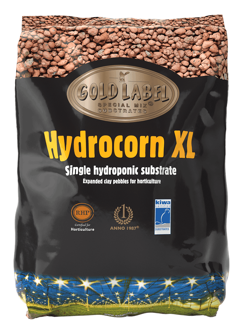 Black bag of Gold Label Hydrocorn 50L
